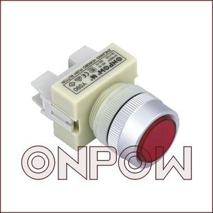 onpow电阻式信号灯,中国红波按钮信号灯,指示灯 22mm